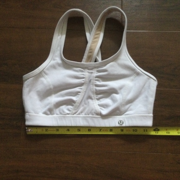 Lululemon white sports bra size M - Picture 6 of 7